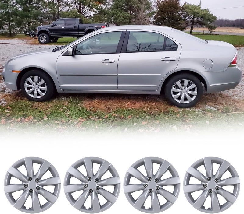 Winjet Hubcaps Wheel Covers for Toyota Corolla & Matrix - 16' Heavy Duty ABS & PC (16 Inch Set of 4, Lacquer) - Image 1
